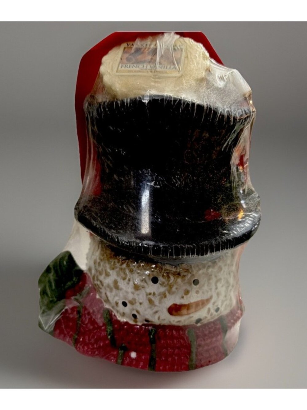 Yankee Candle Snowman Head Tart Burner Warmer New in Package Retired 2012